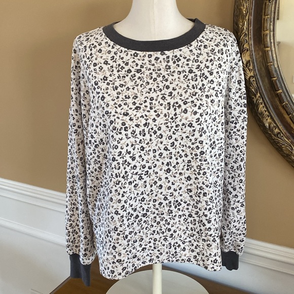 LOU & GREY FLORAL PRINT SWEATSHIRT - Picture 3 of 11